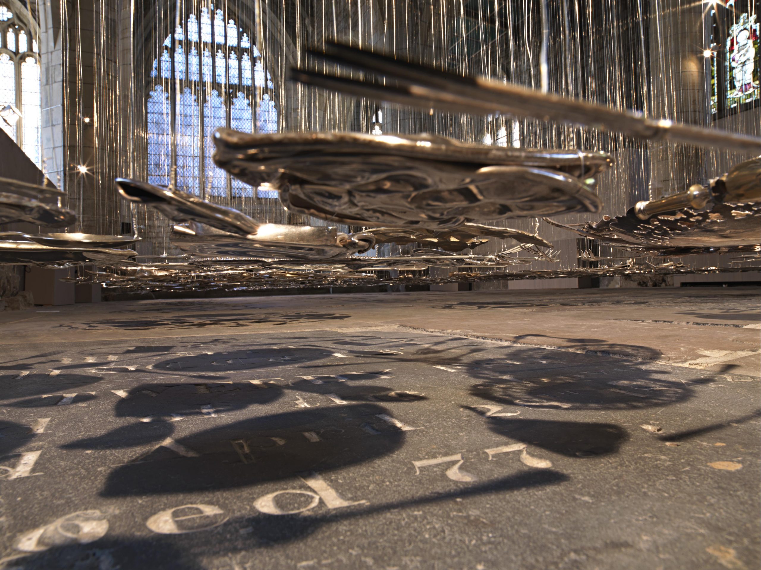 Environment on set. Cornelia Parker.