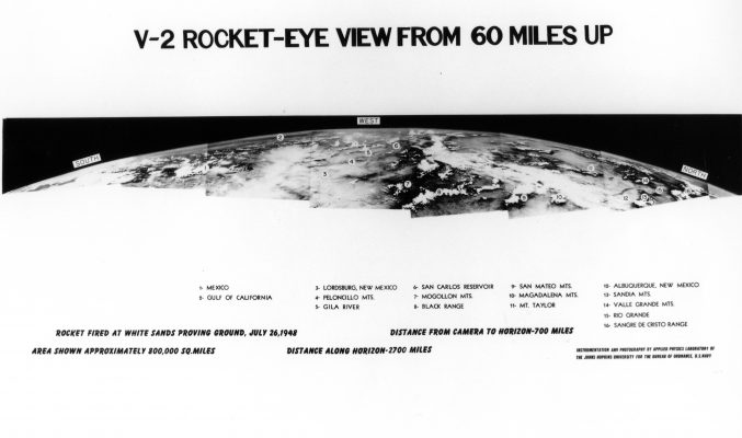 V-2 Rocket-Eye View