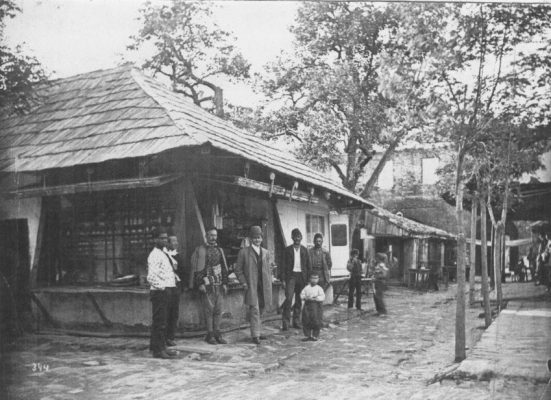 The bazaar of Ada Kaleh, c. 1890